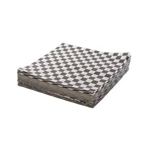 Papel Antigrasa blanco - negro 30x30